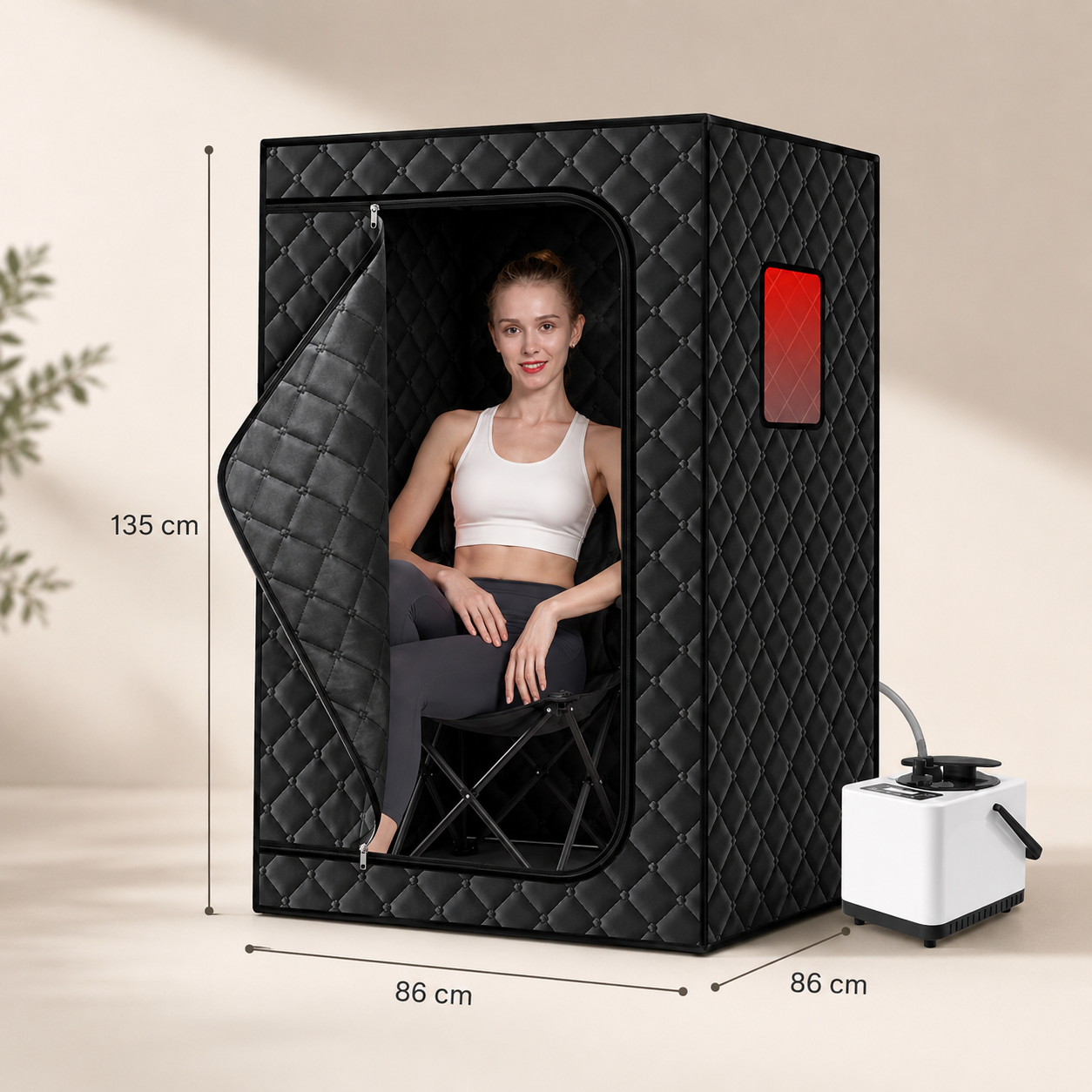 Portable 1 Person Red Light Therapy Sauna