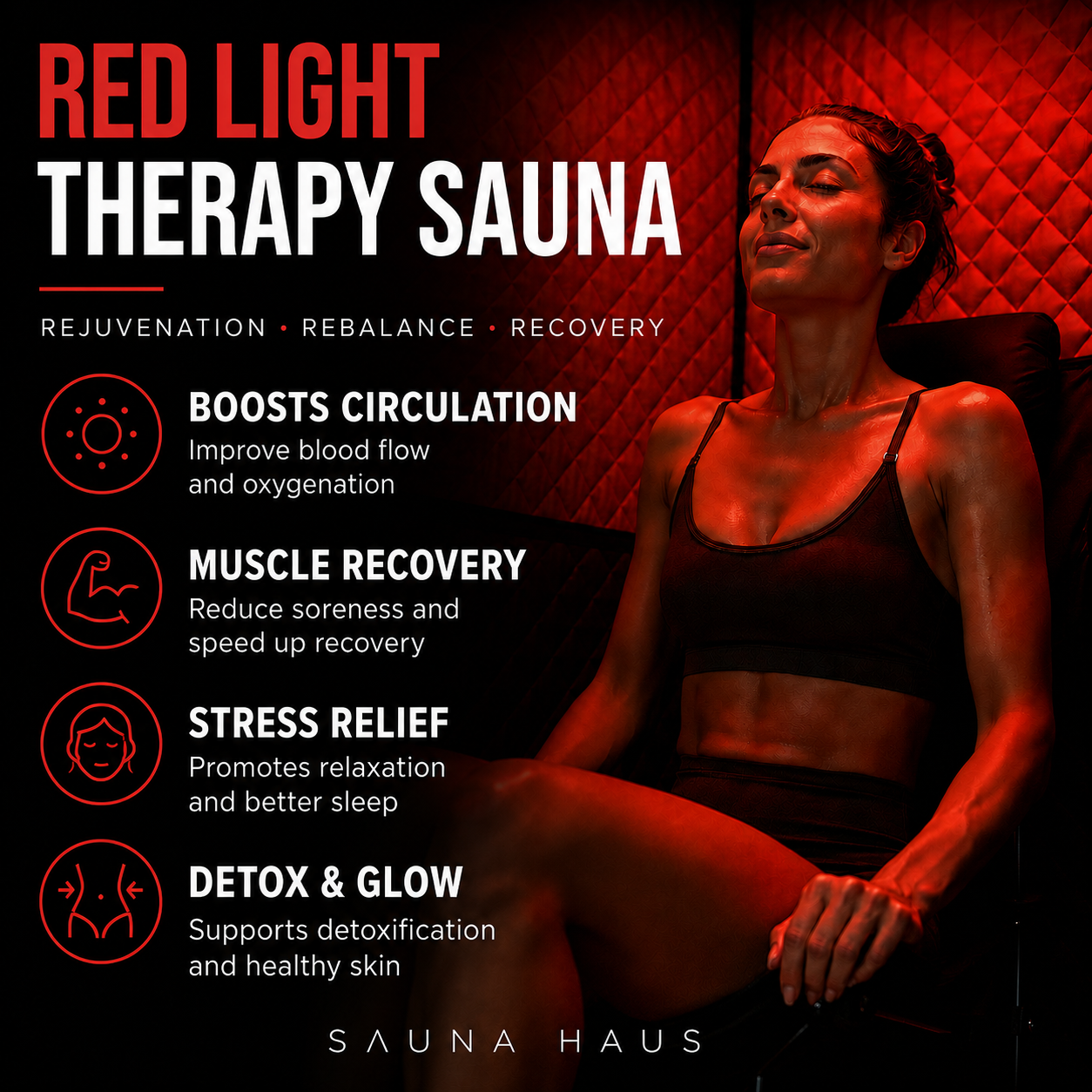 Portable 1 Person Red Light Therapy Steam Sauna