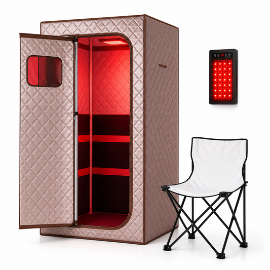 Portable Far Infrared Sauna - Rose Gold